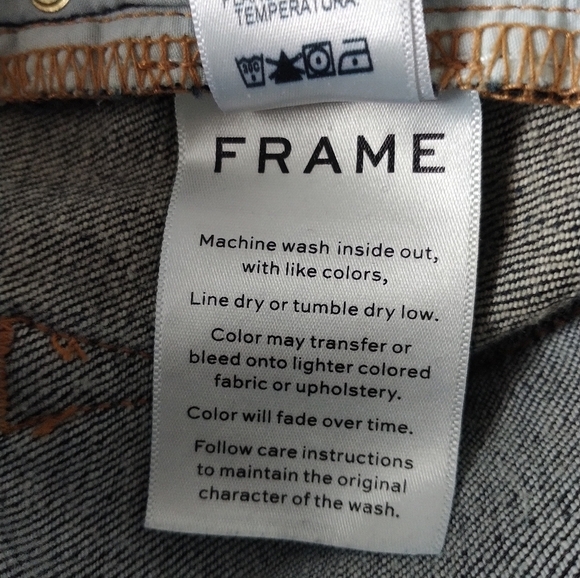 FRAME Le Garcon Crop Boyfriend Jeans Covant 32 - Picture 11 of 15